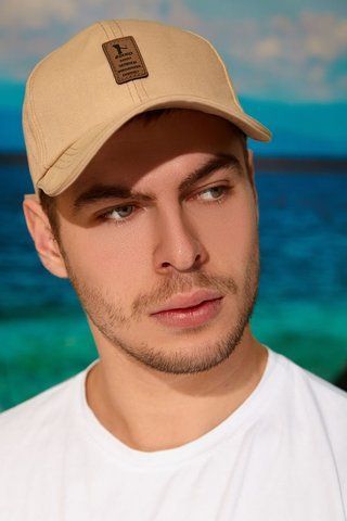 Чоловіча бейсболка з бавовни "Ediko" &mdash; 1361 бежевий 1443549233 фото