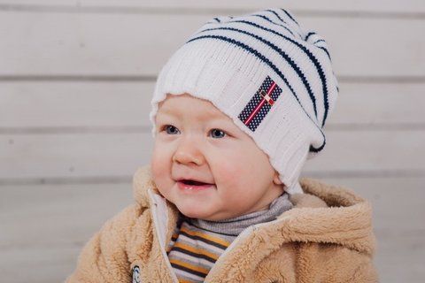 Весенняя шапочка на мальчика "Тимоти" 908424359 фото