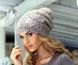 ЖЕНСКАЯ ШАПКА КРУПНОЙ ВЯЗКИ "ЖУЛИТА" 908415457 фото 2