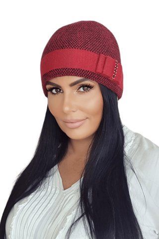 Подвійна кропова шапочка по голові Kamea Меган (Megan) 21.054.21 червона 1535867806 фото