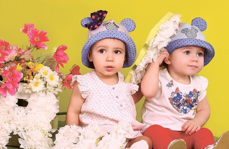 Модна панамка для маленької Мінні &mdash; блакитний + синій 1283292587 фото