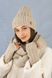 Комплект Юна (шапка, шарф-снуд, перчатки-митенки) 5300-38 светлый кофе 5300-38 фото 1