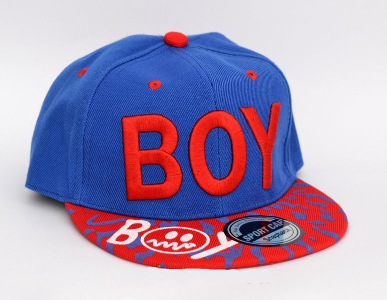 Кепка с прямым козырьком "Boy" - 237 серо-бирюзовый 908413964 фото