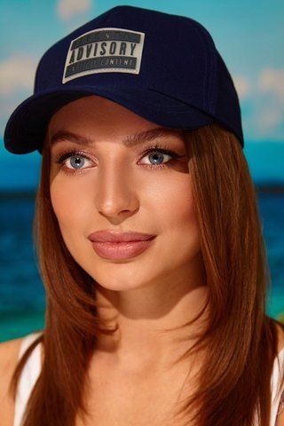 Стильная классическая коттоновая бейсболка кепка - 1372 синий 1498621182 фото
