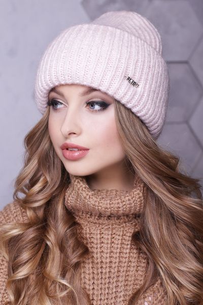 ШАПКА С ШИРОКИМ ОТВОРОТОМ "ЮЛИЯ" - 0296 хаки 1101607481 фото