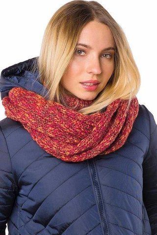 ЖЕНСКИЙ ШАРФ-ВОСЬМЁРКА - MR 224-2272 терракот 908426390 фото