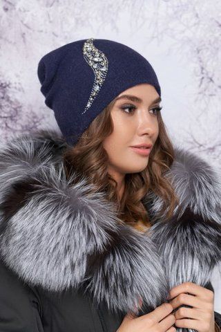 ТІПЛА ДВІЙНА ШАПКА З АНГОРИ "САНРІНА" 4900 джинс 1535863516 фото