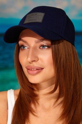 Фирменная женская классическая кепка из коттона - 1373 синий 1498621186 фото