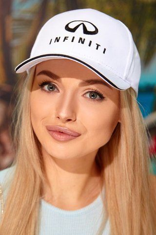 Біла класична унісекс бейсболка-кепка &laquo;Infiniti&raquo; &mdash; 1349 1491674133 фото