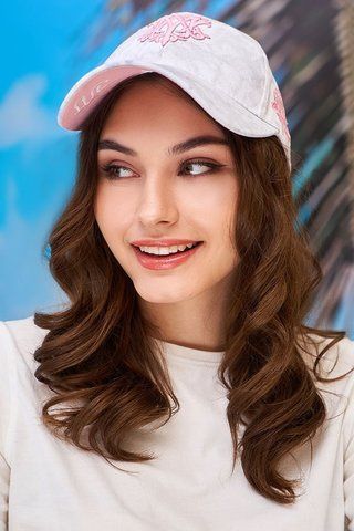 Женская хлопковая кепка в цвете серый тай дай 1300 1535867529 фото