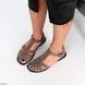 Стильні босоніжки закриті натуральна замша колір taupe 24662 24662 фото 4