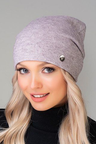 Женская шапка "Эвэри" - темный беж 1304390567 фото