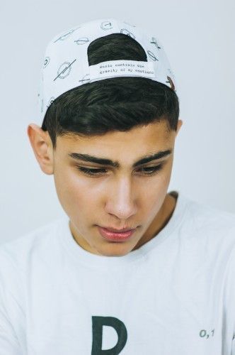 Подростковый fullcap "Энни" - белый 908414012 фото