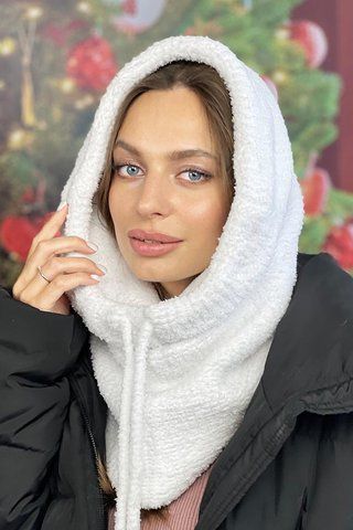 Біла шапка-труба Коул 4728 4728 фото