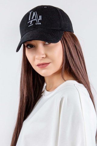 Чорна жіноча бейсболка LA 1563 1523925364 фото