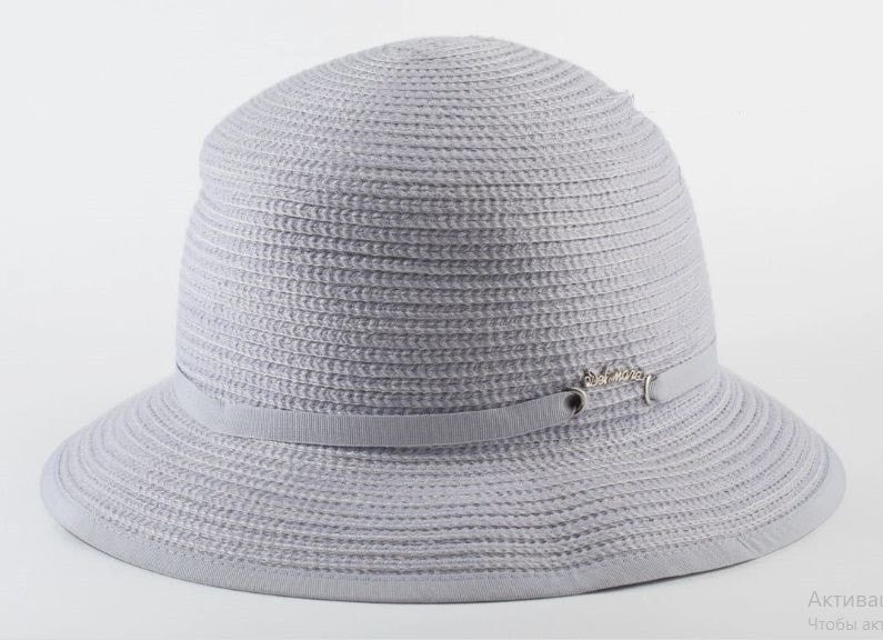 ЛІТНЯ ШЛЯПКА СІРОГО ЦВІТА &mdash; 173-06 1222736688 фото