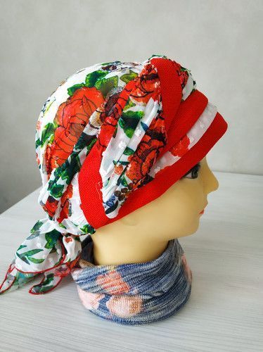 Летняя бандана Мария красная 18805 1506936476 фото