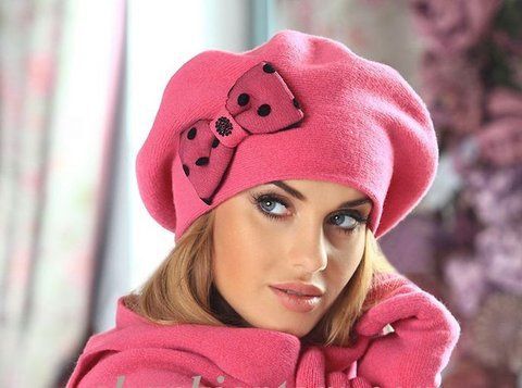 Стильный берет "Стелла" кофейный 908432554 фото