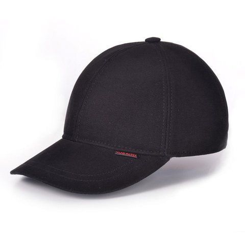 Бейсболка мужская из черного коттона на сетке - VA 31-43 1291657846 фото