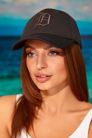Стильна жіноча бейсболка кепка &laquo;D-Style&raquo; &mdash; 1315 сірий 1491674056 фото