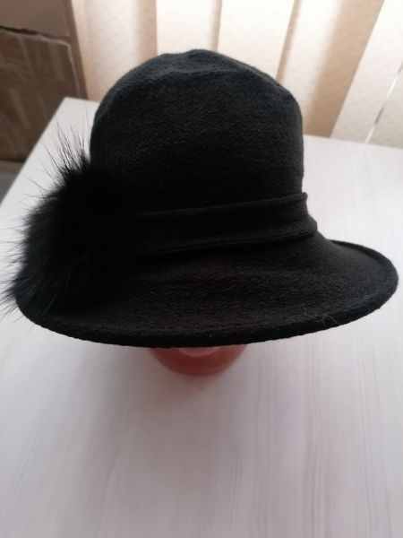 Элегантная женская шляпка от польской компании LOMAN "Raccoon" - 1235503 бордовый 1494853747 фото