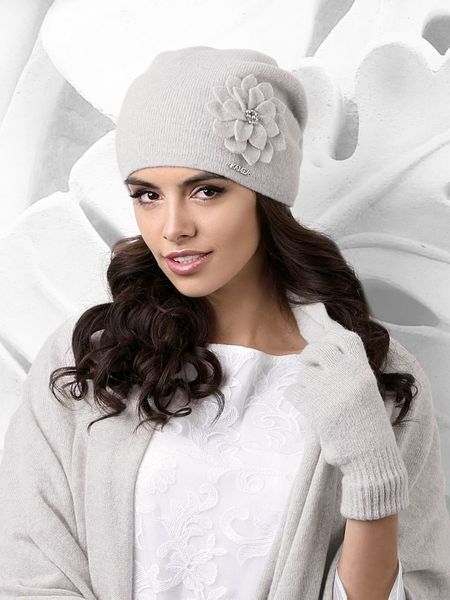 ПОВОЛЬНА ЗИМНЯ ШАТОЧКА "БАРІ" &mdash; 03 світло-бежевий 908414749 фото
