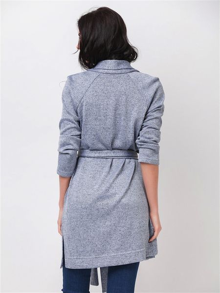 КАРДИГАН СВОБОДНОГО КРОЯ С ПОЯСОМ - 60213/2 908434172 фото