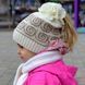 ШАПКА НА ДЕВОЧКУ 5-15 ЛЕТ "ВОЛНА" - 053 РОЗОВЫЙ 908414141 фото 2
