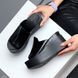 Кожаные лаконичные черные женские шлепанцы сабо натуральная кожа на платформе 10800 фото 2