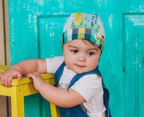 КРАСИВНА ЛІТНЯ БАНІННЯ НА МАЛЬЧИКА "ЛАРІ" &mdash; зелений 908415194 фото